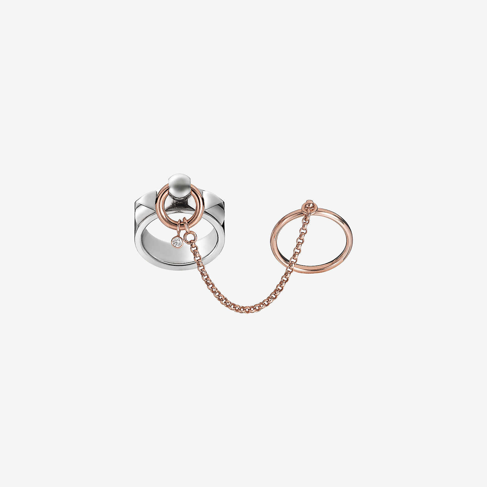 Collier de Chien double ring, medium model | Hermès